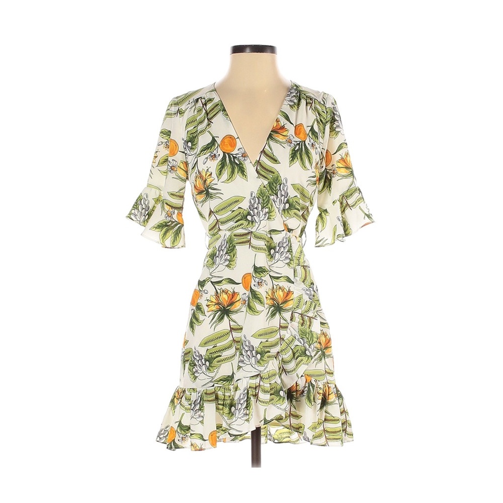 Lost & Wonder Green printed dress